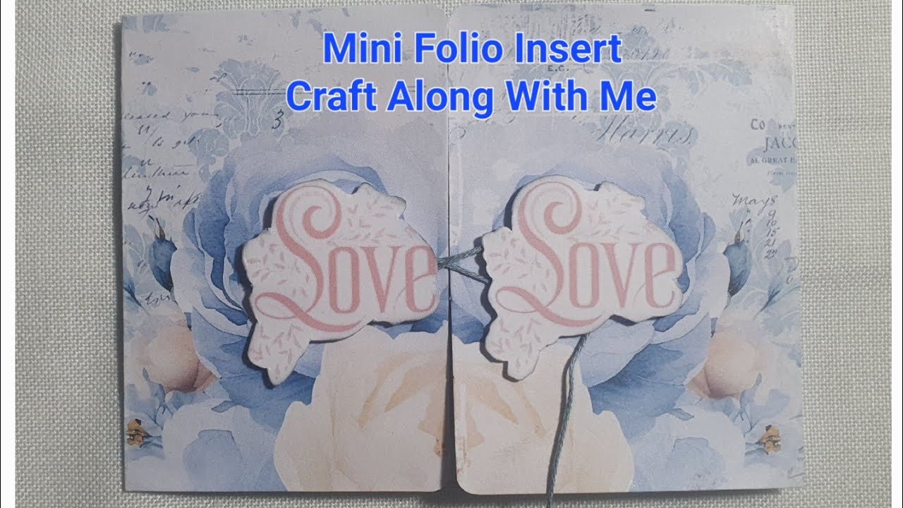 Mini Folio Journal Insert - No Waste Wednesday