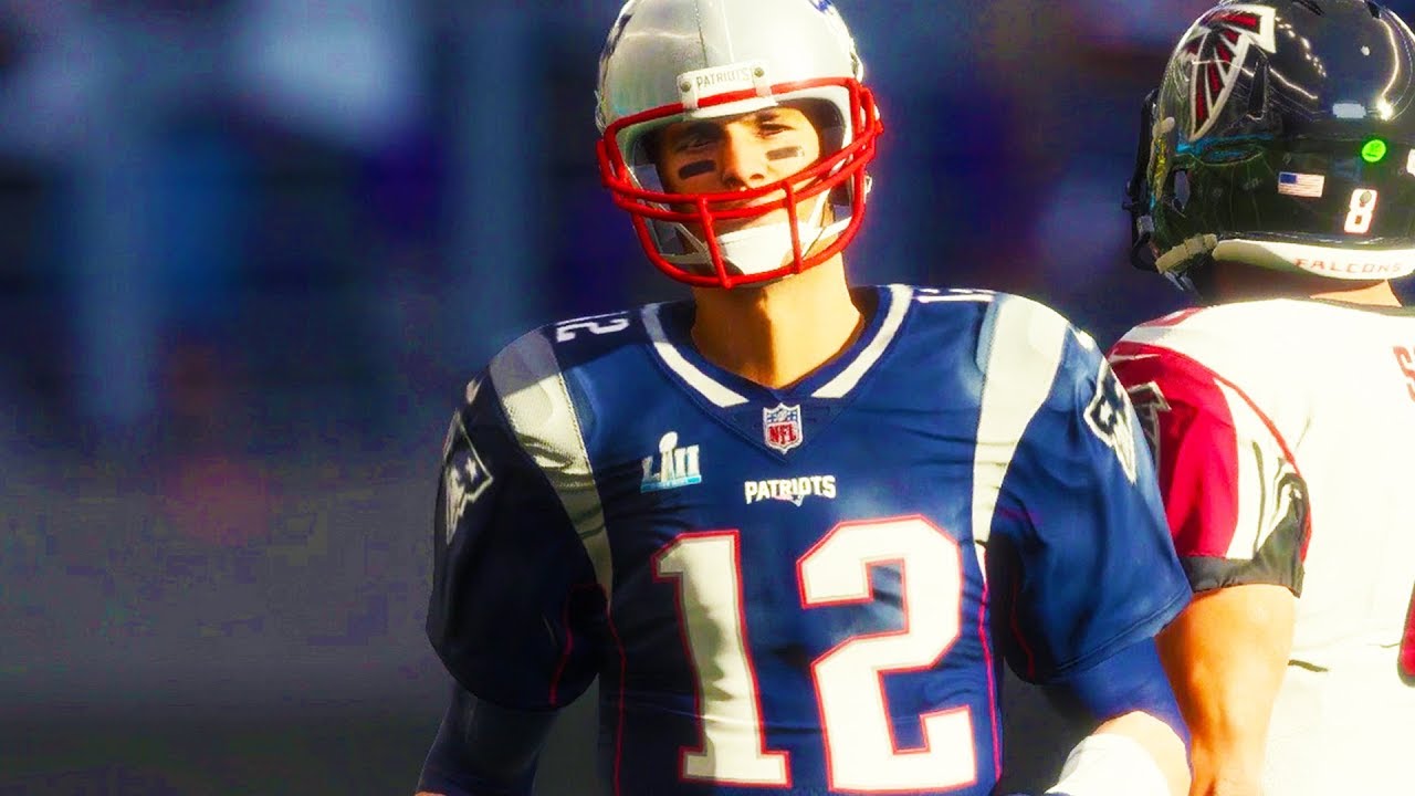 MADDEN 18 GAMEPLAY FULL GAME - New England Patriots vs. Atlanta Falcons (SUPER BOWL 1080p 60fps)