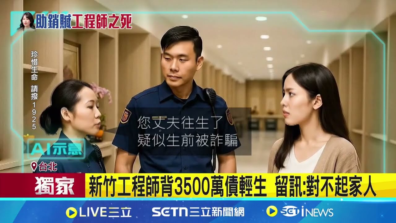 三立獨家│工程師被騙4房產悲憤亡 遭詐嬤淚:家破人亡  詐團騙1.6億! 新竹工程師失4房產背債悲憤亡 │記者 陳亭汝 廖奕暘│新聞一把抓20250820│三立新聞台