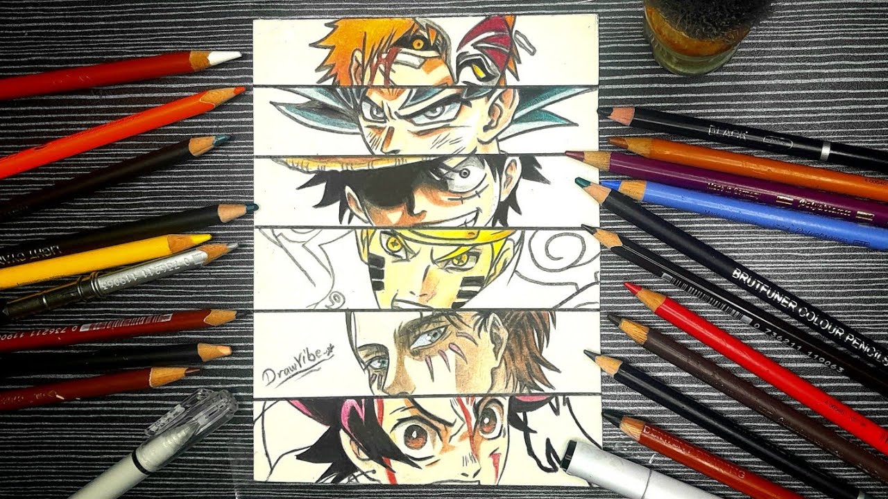 Anime Legends United 🔥 | Naruto, Luffy, Ichigo & More | Epic Hand-Drawn Anime Art