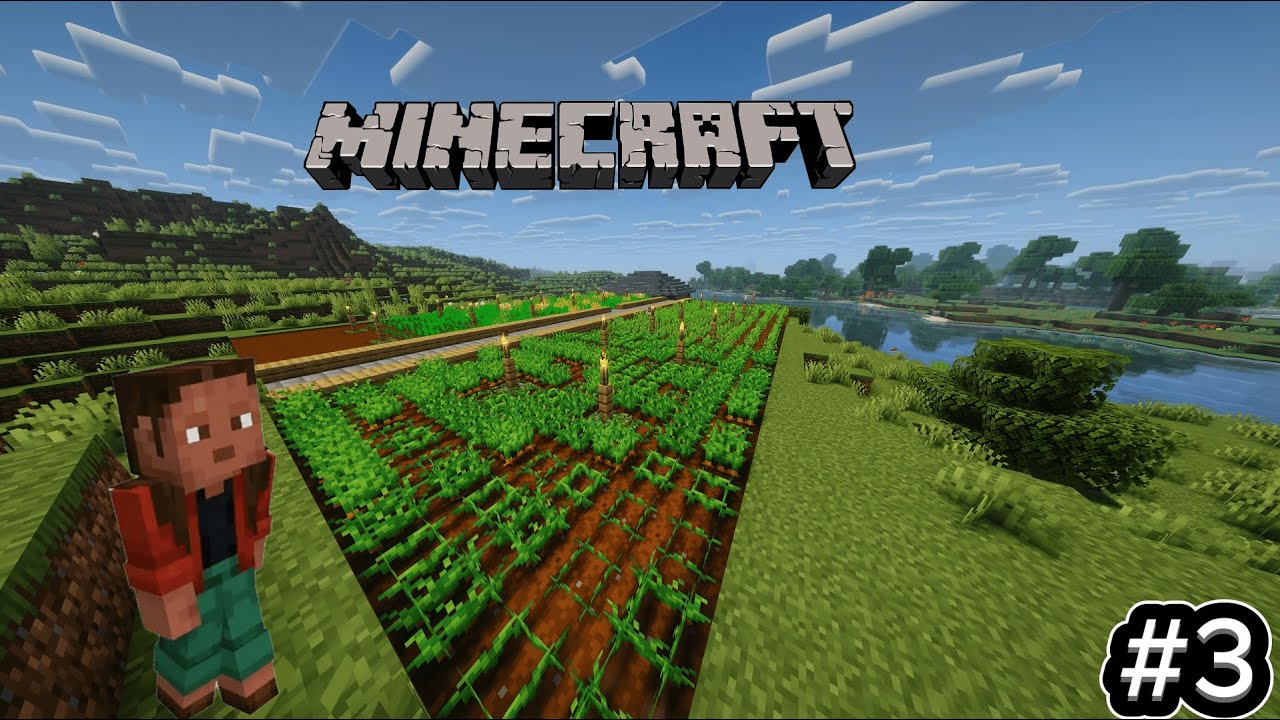 minecraft survival -زرعاتێکی چووان مان دروست کرد - part3