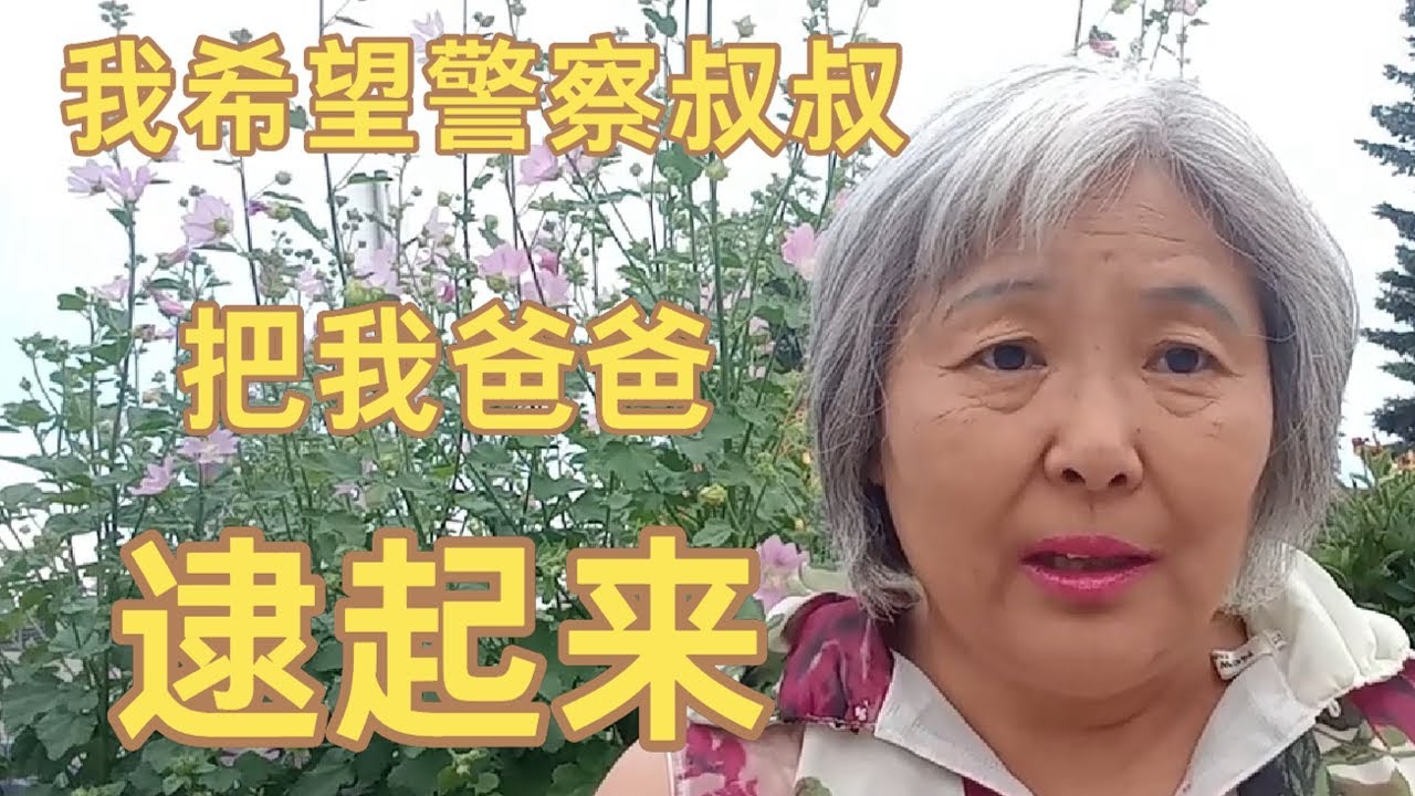 我希望警察叔叔把我爸爸逮起来
