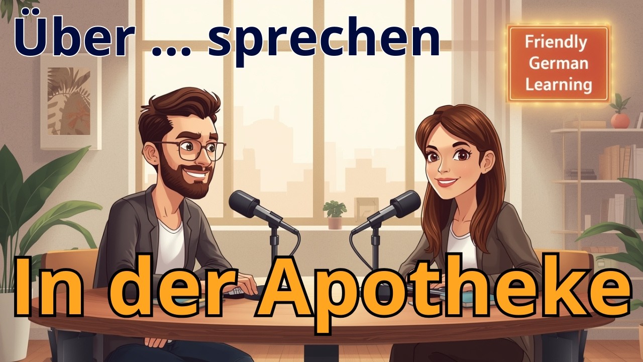 Learn German through dialogues | At the Pharmacy in German | German Listening Practice  Easy Podcast