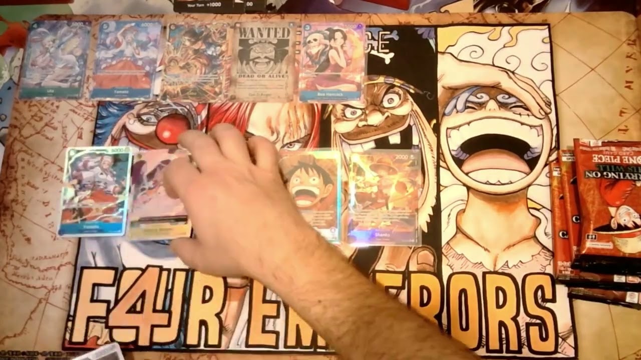Opening a whole case of OP13 One Piece TCG English on the hunt for a god pack!!!!