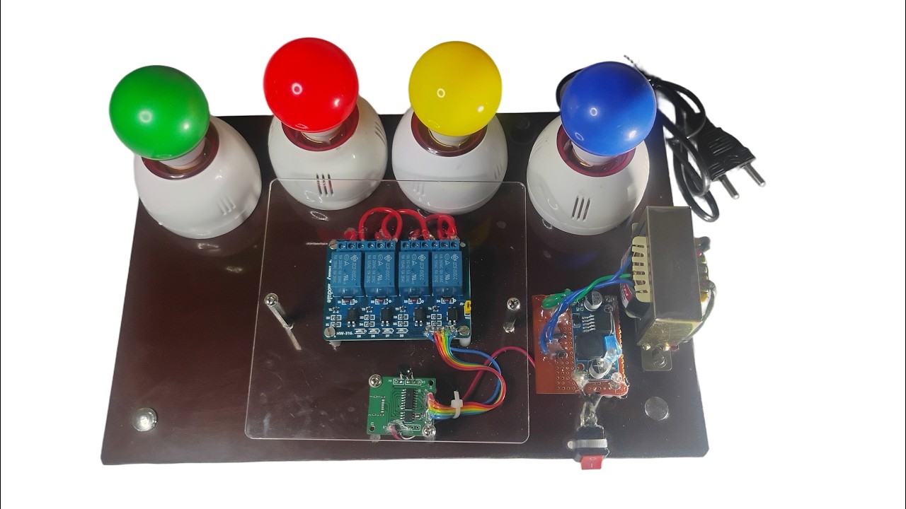 4 CHANNEL HOME AUTOMATION USING INFRA RED WITH MICROCONTROLLER