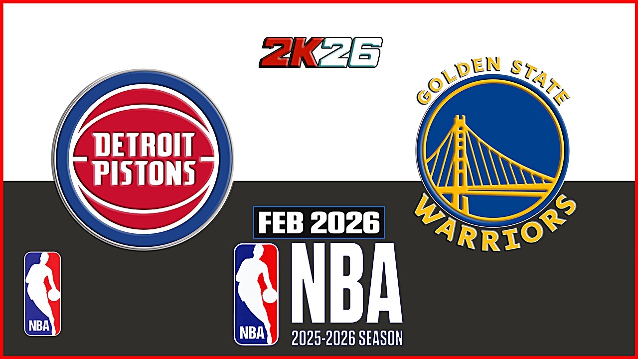 PISTONS  vs  WARRIORS  | NBA 4TH QUARTER Highlights | warriors vs pistons | NBA 2K26 |