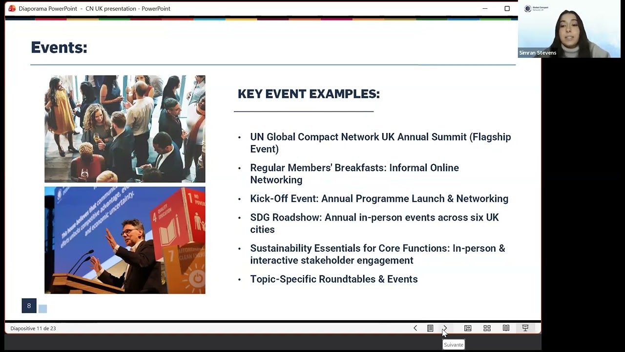 Visite virtuelle du réseau UK du Pacte mondial des Nations Unies