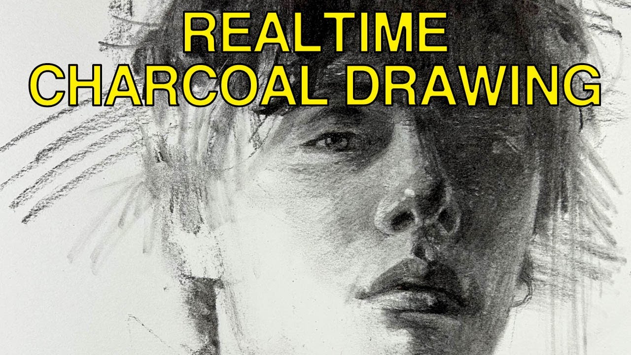Real-time Charcoal Drawing. #166