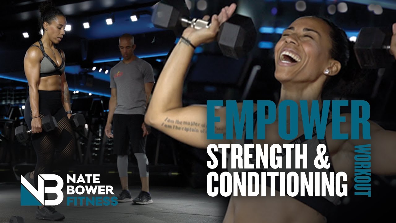 45 minute At Home Strength Training Workout | Get Empowered | NateBowerFitness