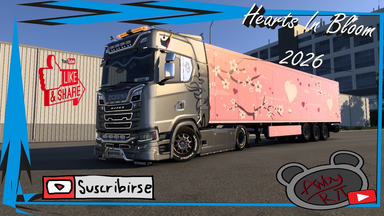 Euro Truck Simulator 2, Evento Hearts In Bloom (San Valentin) 2026