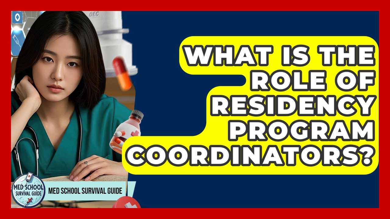 What Is The Role Of Residency Program Coordinators? - Med School Survival Guide