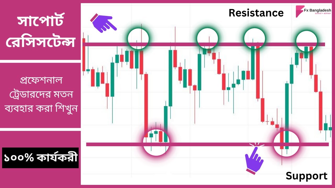 Support and Resistance (Beginner to advance) | প্রফেশনাল ট্রেডিং #forex #crypto #stocks