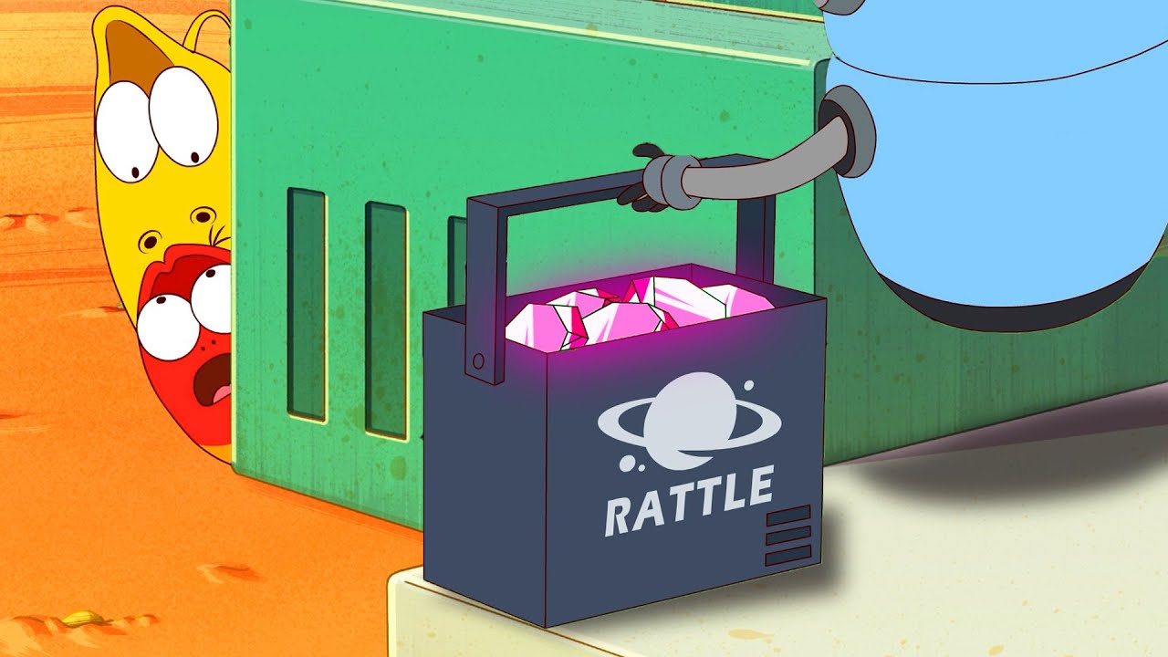 LARVA IN MARS (2024) | Ep 05: Secret space | New Season | Hilarious Cartoons | Videos For Kids