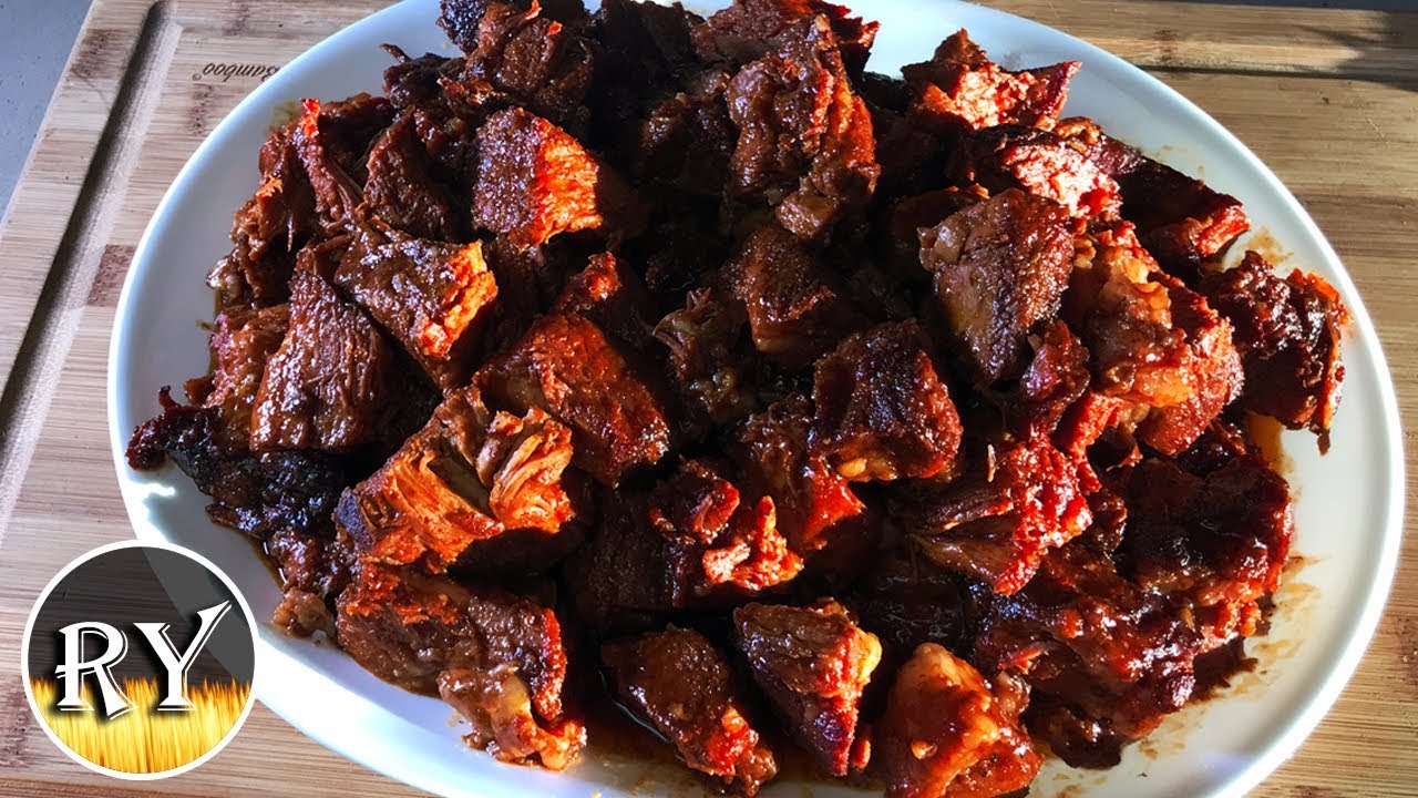 Pork Butt Burnt Ends Smoked On The Oklahoma Joe's Highland