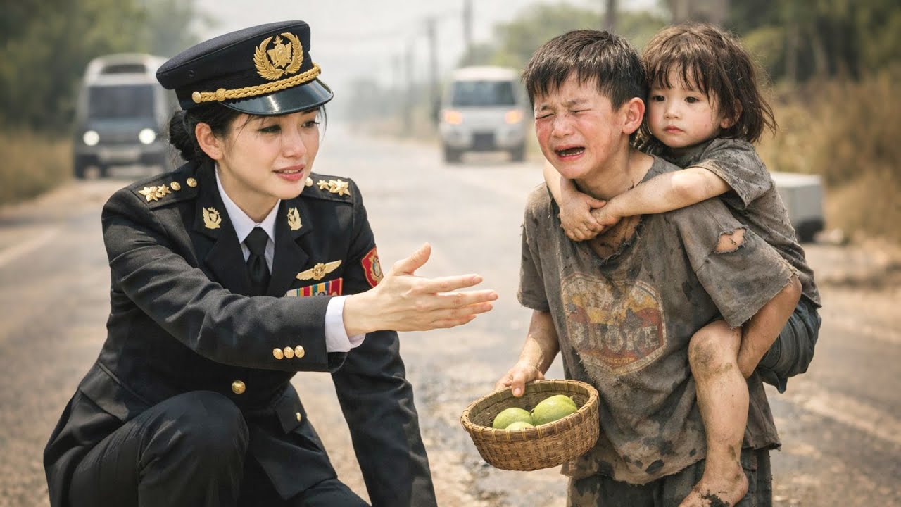 Nữ Cảnh Sát Gặp Cậu Bé Cõng Em Đi Bán Xoài – Chết Lặng Trước Sự Thật Đau Lòng Sau Tấm Áo Rách.