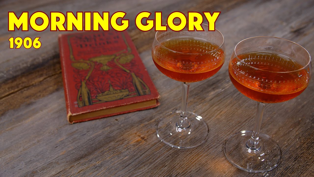 1906 Morning Glory Cocktail From Louis’ Mixed Drinks - Cocktails After Dark - Whiskey Cocktails