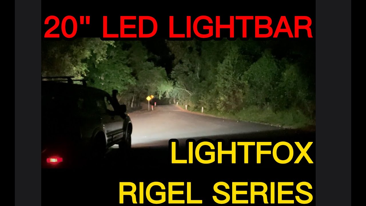 4X4 Light bar test