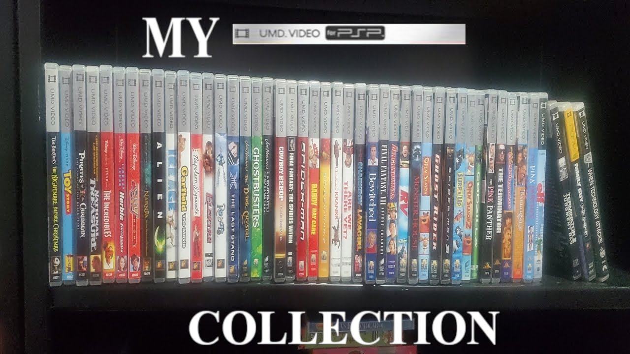 My PSP UMD  Movie Collection
