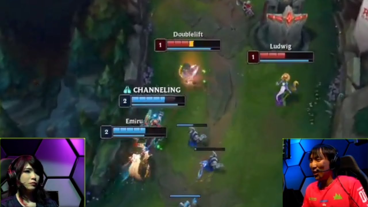 Эмиру и Мистер Бист хлопают в ладоши, Дабллифт и Людвиг