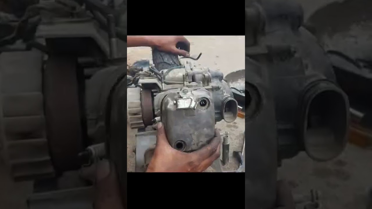 honda dio piston dismantling
