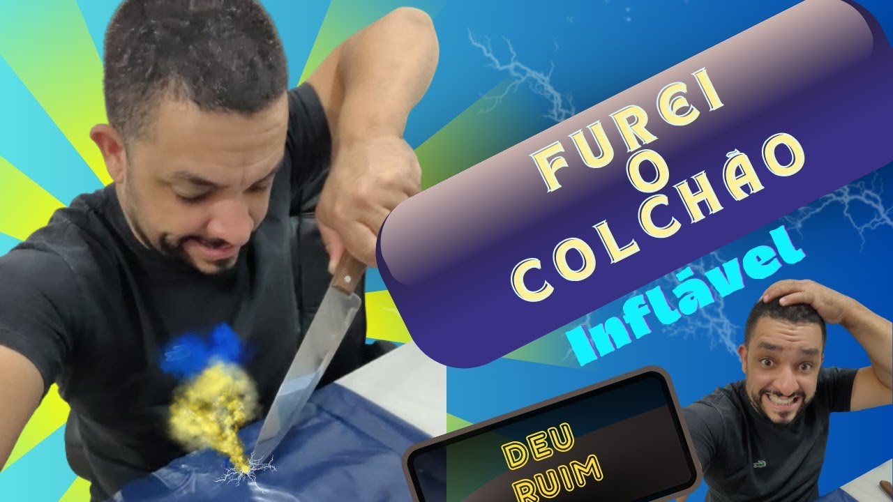 Consertando furo de colchão de forma correta!