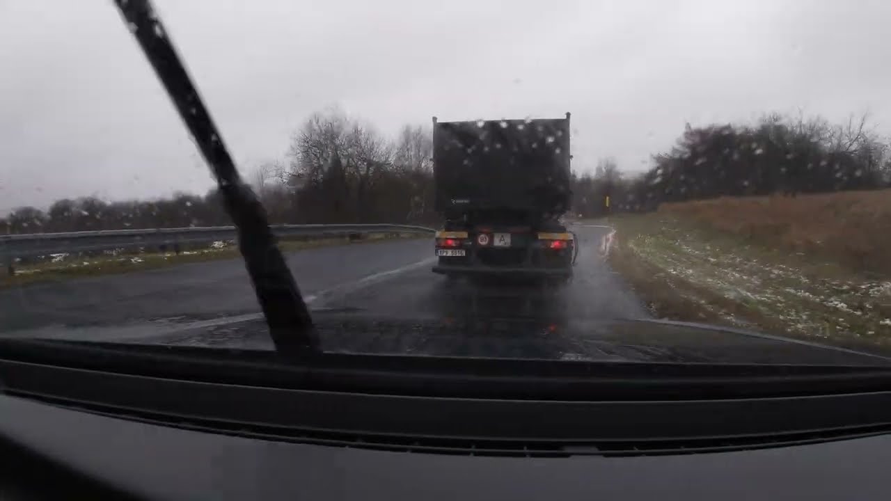 Driving from Chomutov to Vejprty | CZ