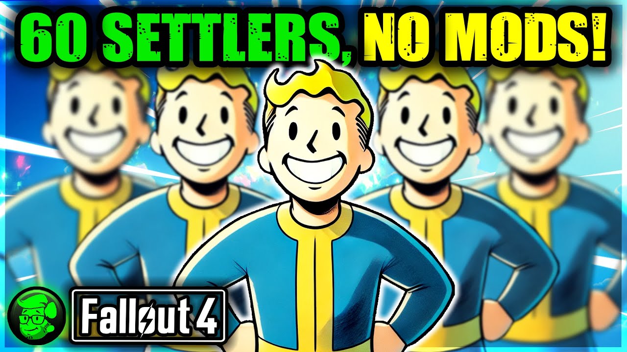 60 Settlers, ONE Settlement in Fallout 4 – No Mods, Here’s How!