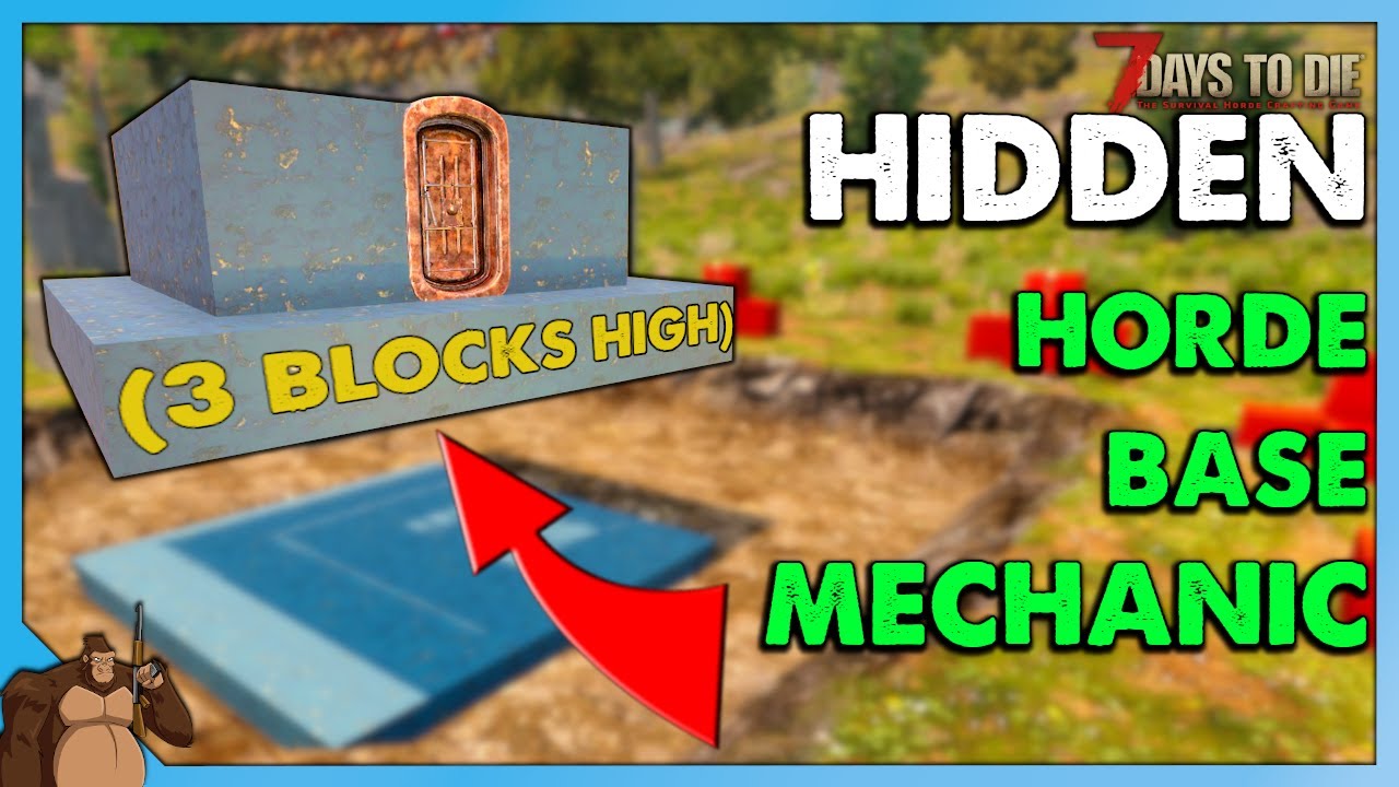 7 Days to Die Alpha 19 Horde Base - NO SUPPORTS!