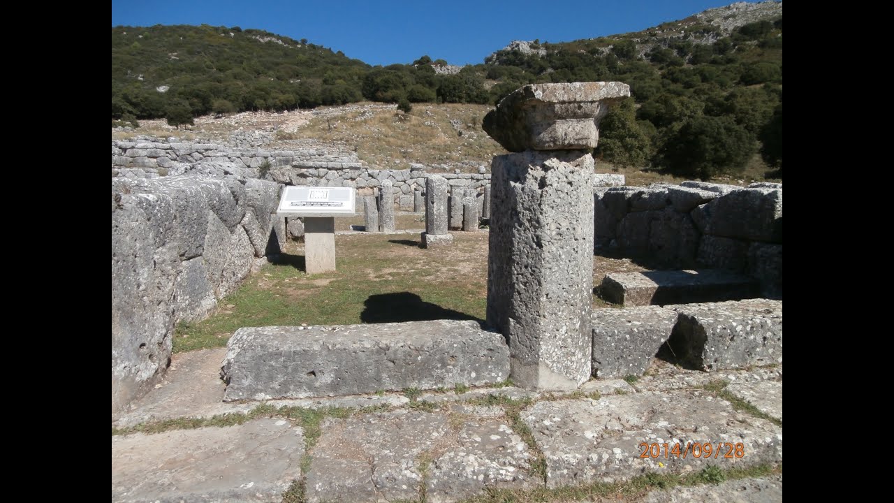 The ancient city of Cassope in Zalongo, Preveza, Greece