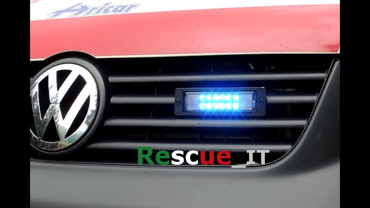 [on board] Ambulanza AREU 118 Livigno in emergenza - Italian ambulance responding