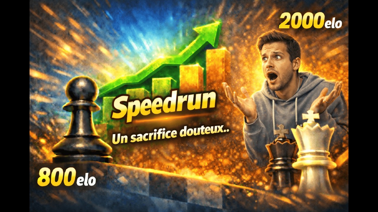Il se prend pour TAL et SACRIFIE une pièce ! Speedrun partie 30 (1039 elo)