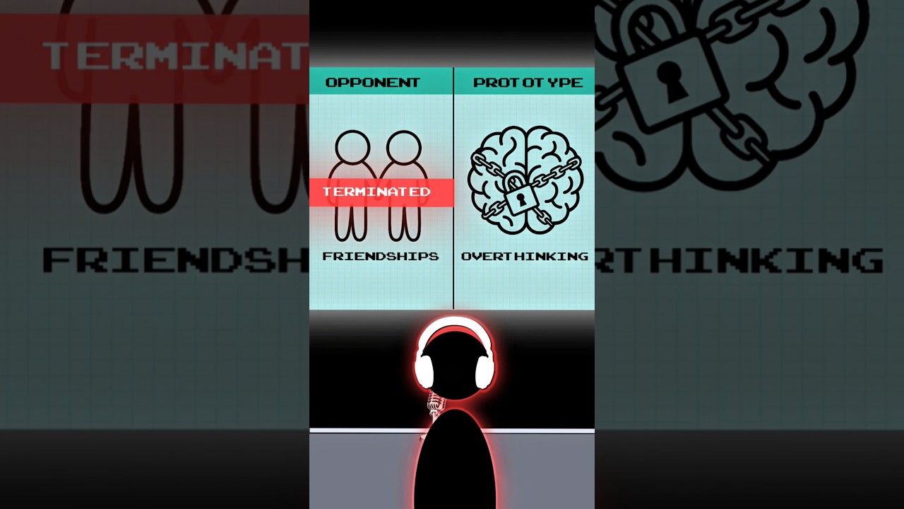 Are you an overthinker? #mentalhealth #sad #vent #animation #overthinking #youtubeshorts