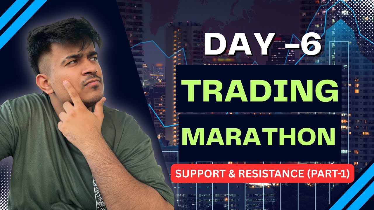 Day 6 &ndash; Part 1 | Support & Resistance Basics Explained | Trading Marathon 2025