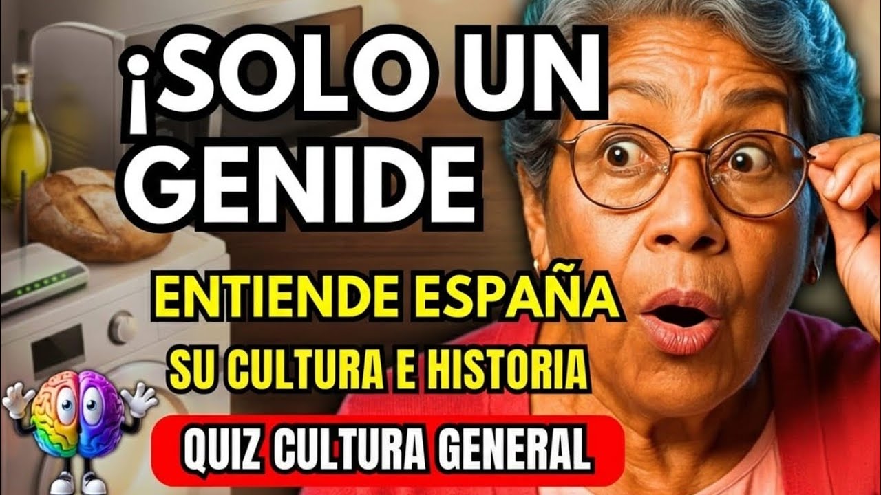 ¡Solo un Genio Entiende España! 🇪🇸🧠 Quiz de Cultura, Historia y Tradiciones