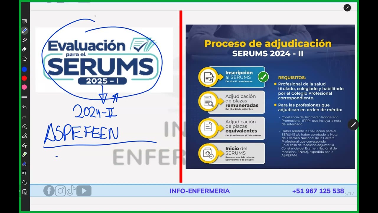 PROCESO EVALUACIÓN MINSA 2025-1 #serums #2025