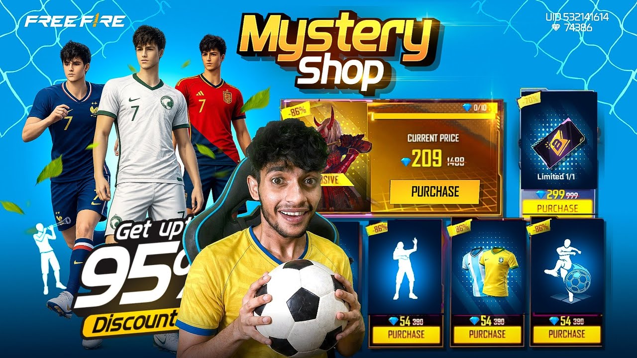 JUNE MYSTERY SHOP ⚽️ Free Fire Max