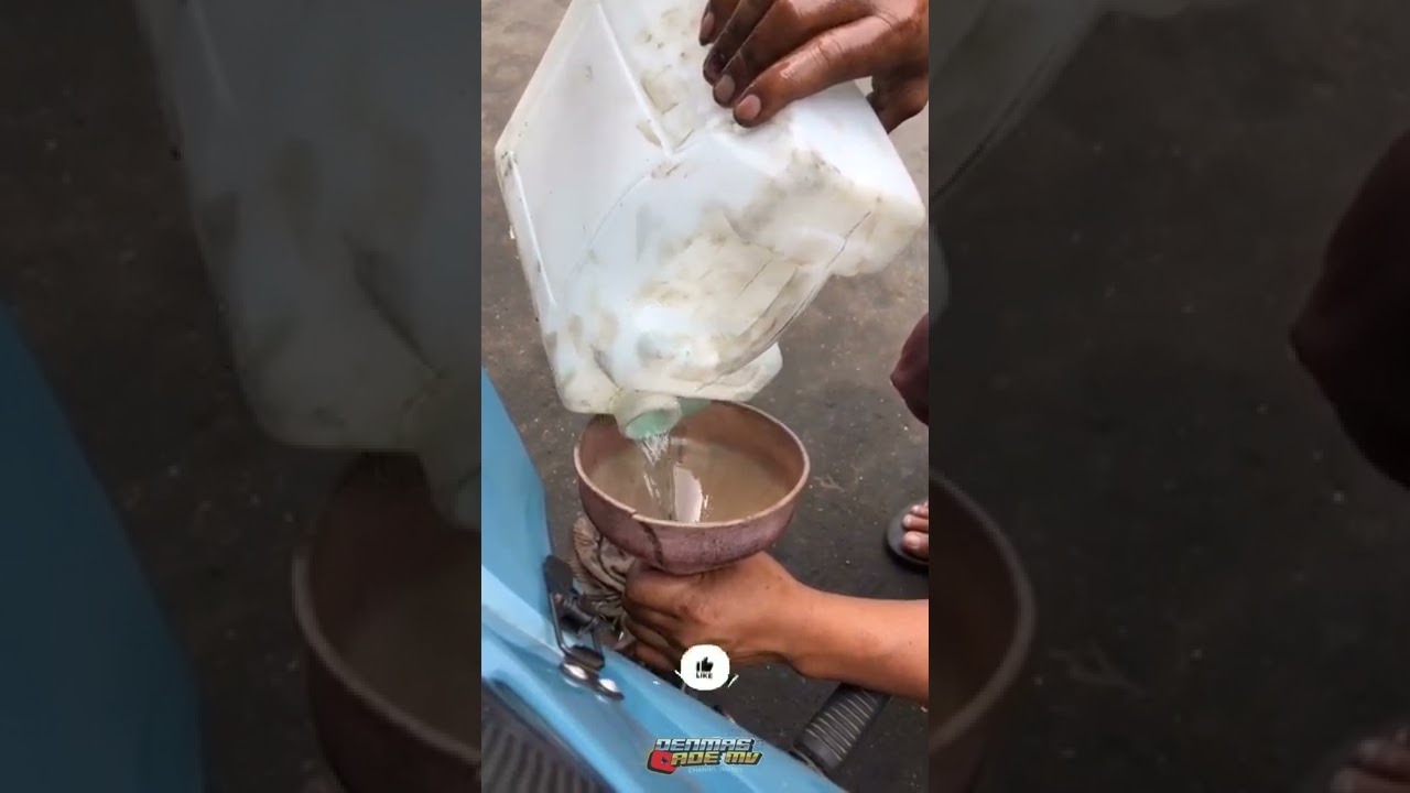 Viral‼️ Tutorial Membersihkan Mesin Motor Dengan Bensin | Tanpa Bongkar Mesin😱 #shorts #viral