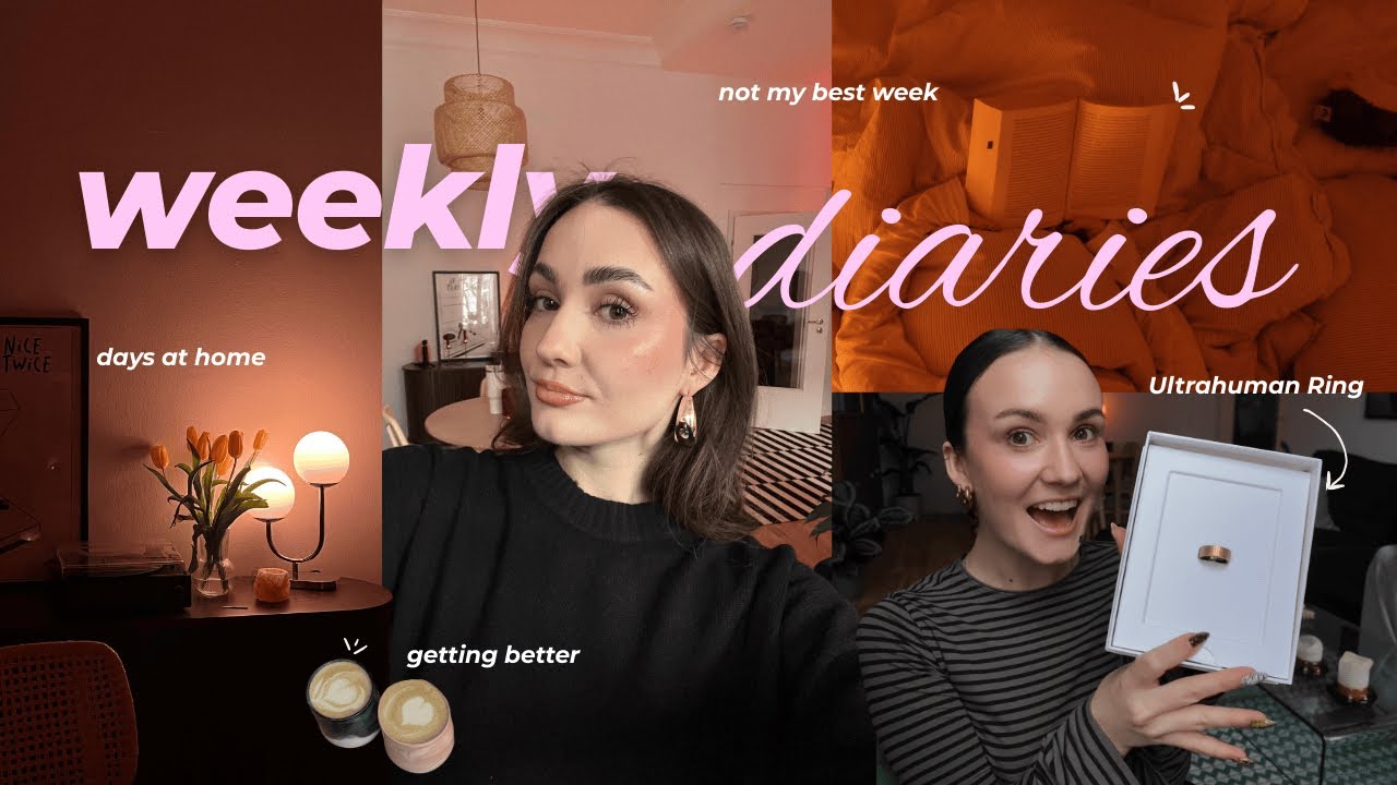 cozy week in my life VLOG | going to bed early, reading & everyday life ☁️