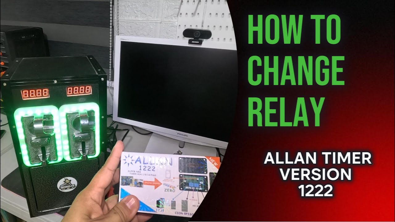 How to change relay Allan Timer Version 1222