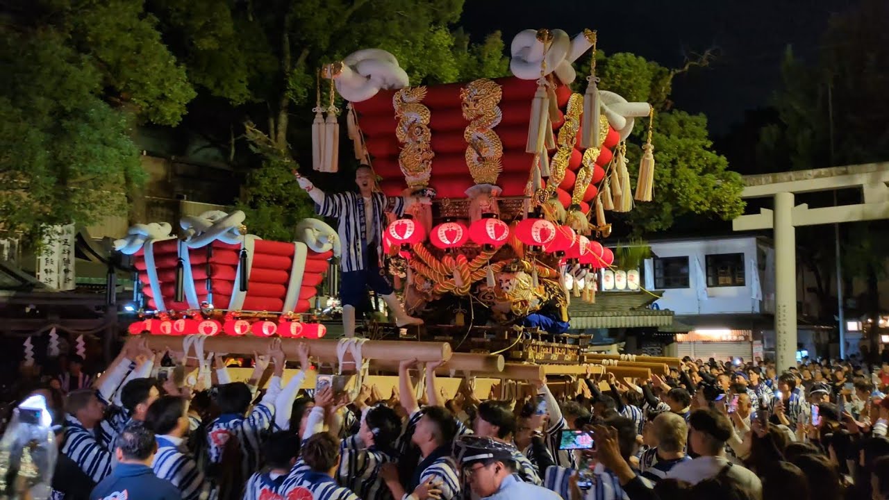 【石切劔箭神社】令和7年　芝ふとん太鼓　本宮