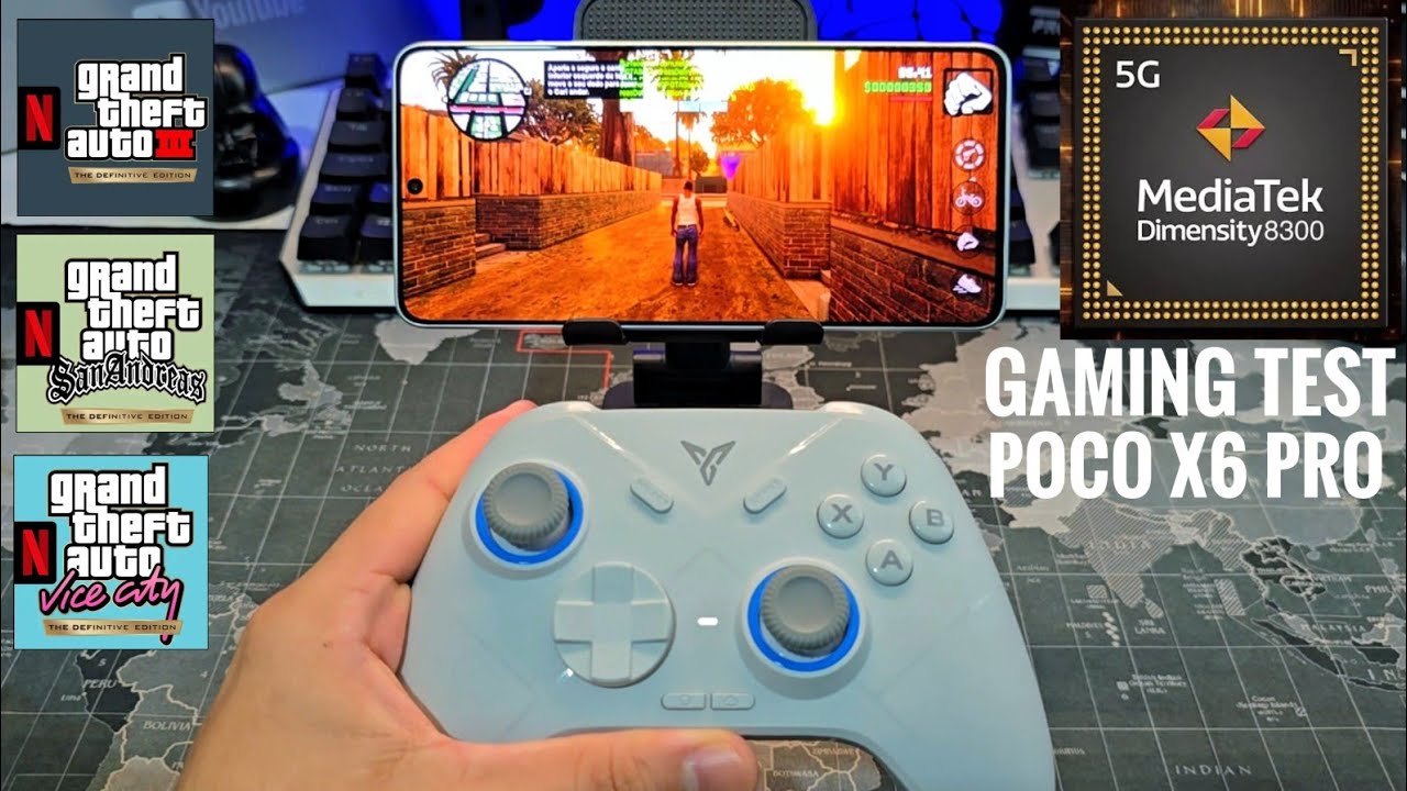 POCO X6 PRO GTA TRILOGY GRÁFICOS NO MÁXIMO〈GAMING TEST〉