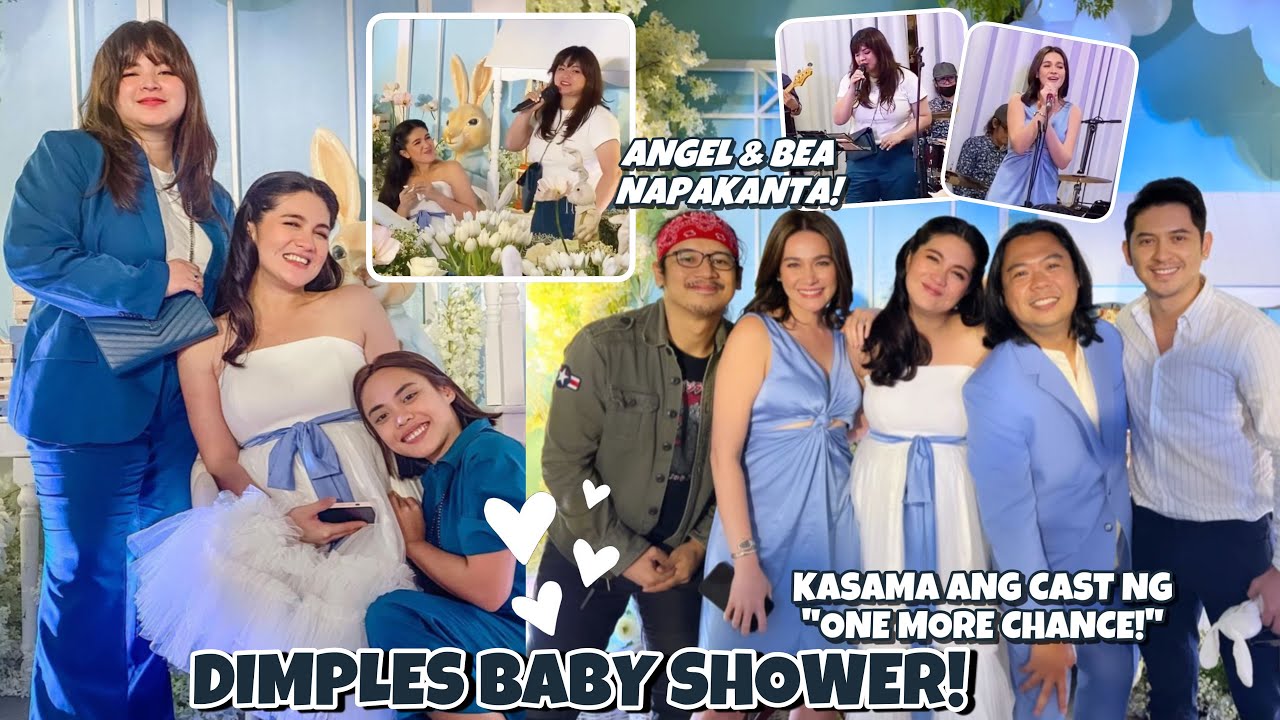 DIMPLES ROMANA BABY SHOWER SURPRISE NI BEA ALONZO AT ANGEL ❤️ NANDITO ANG CAST NG ONE MORE CHANCE