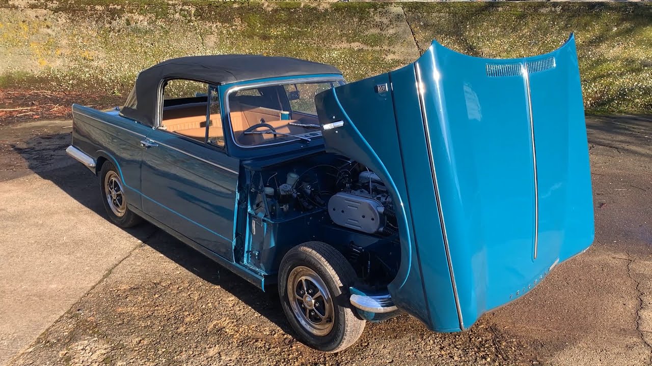 triumph vitesse mark 2 convertible for sale walkaround + engine running