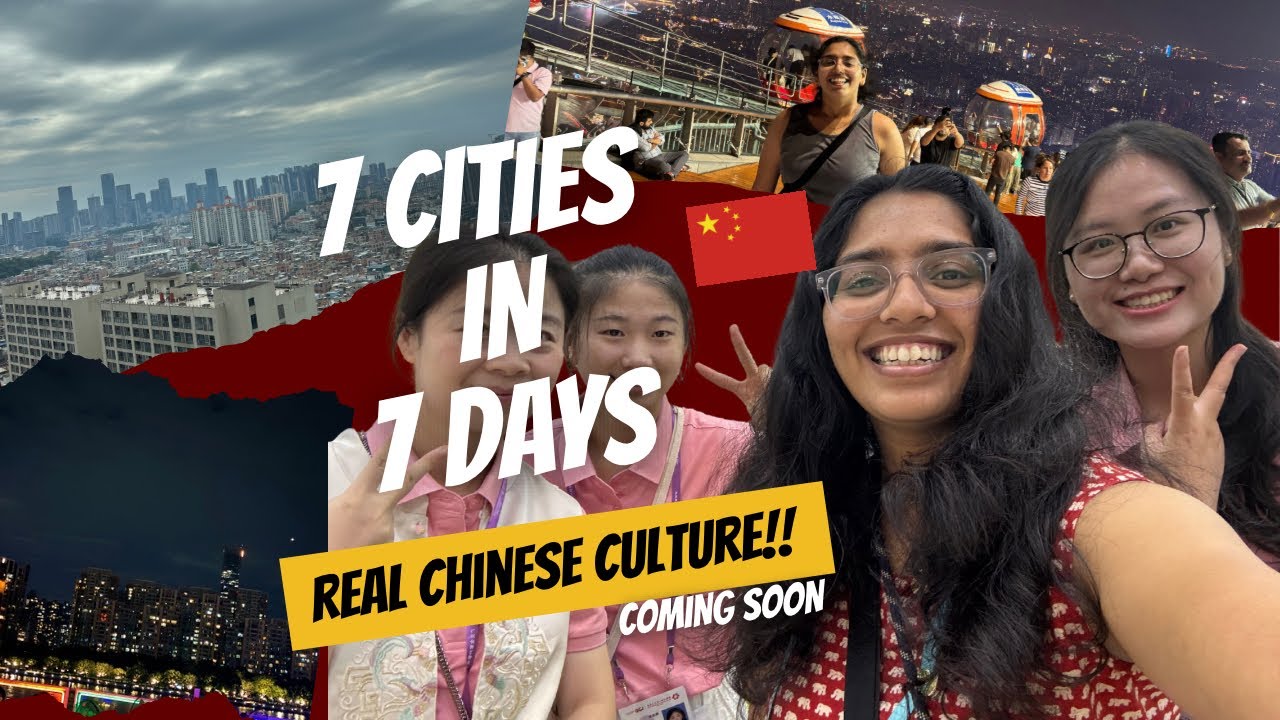 Visiting 7 CITIES IN 7 DAYS in China! Coming soon!
