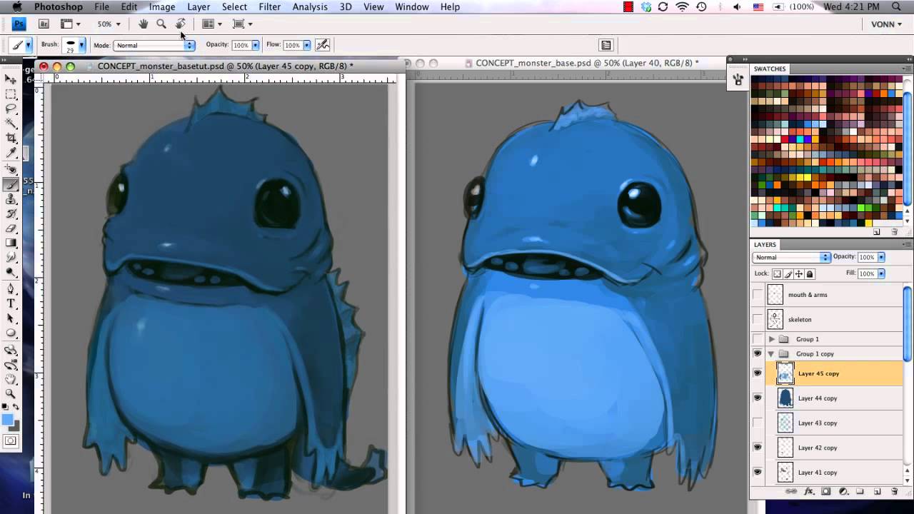 Drawing a Monster for Eat Sheep -- Meet Philip