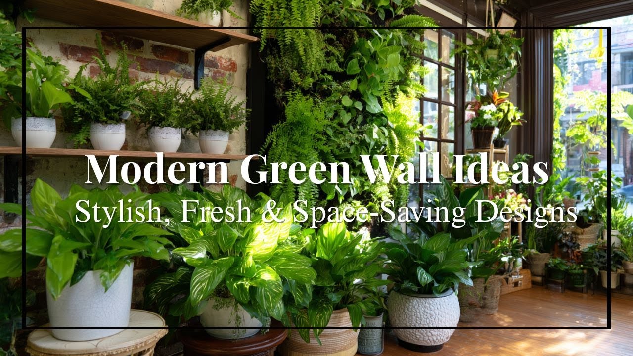 Vertical Garden Wall Designs   Modern Green Walls & Best Plant Picks for Lush Home Spaces