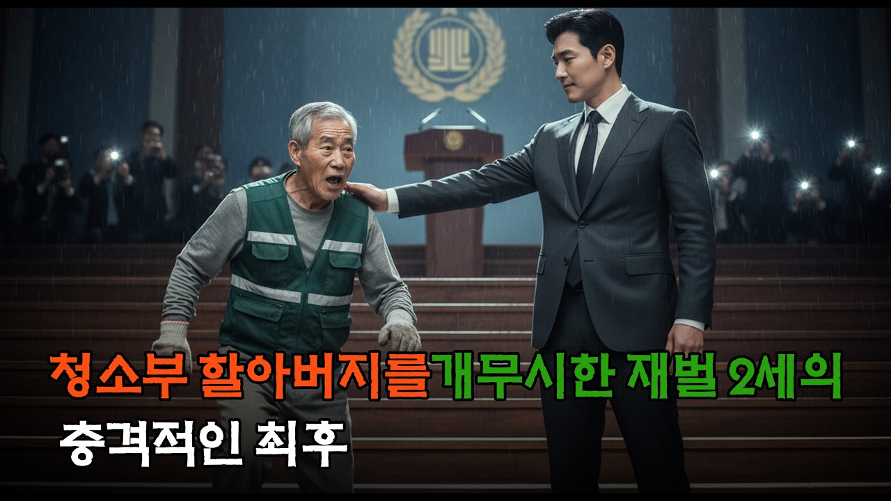 청소부 할아버지를 개무시한 재벌 2세의 충격적인 최후