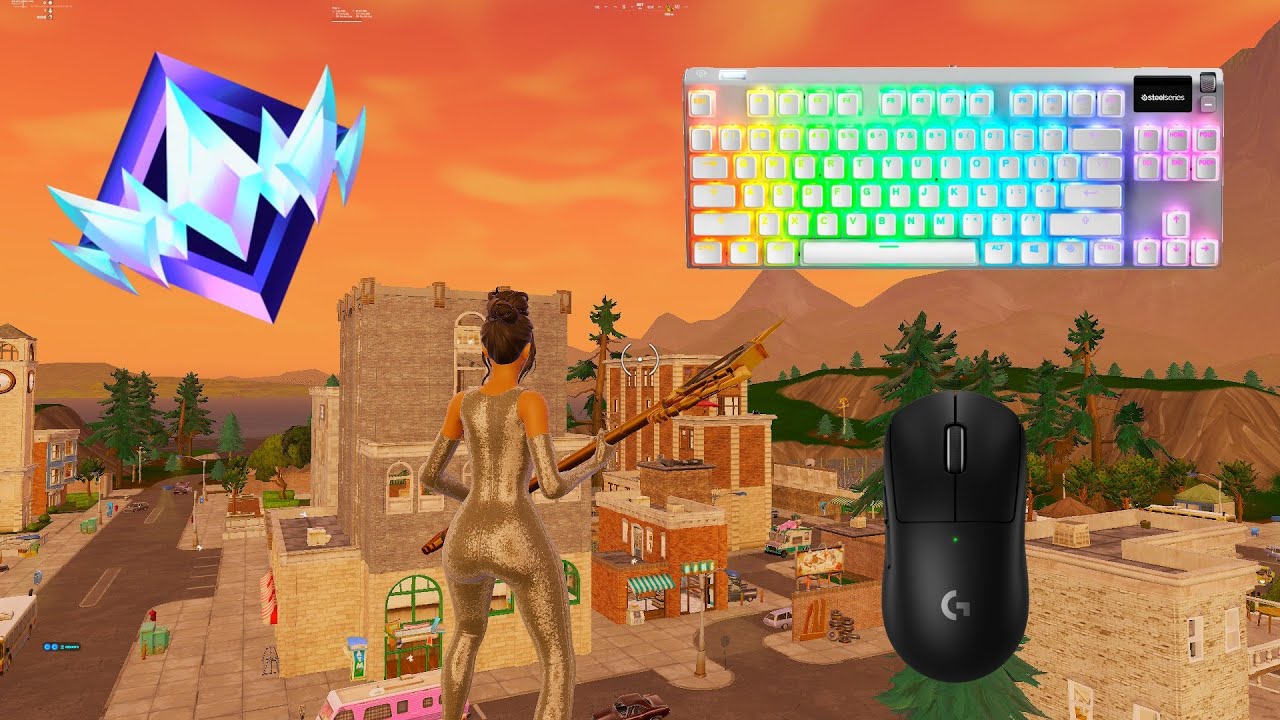 SteelSeries Apex Pro TKL Gen 3 ASMR 😴 Ranked Reload 👑Satisfying Keyboard Fortnite 360 FPS 4K
