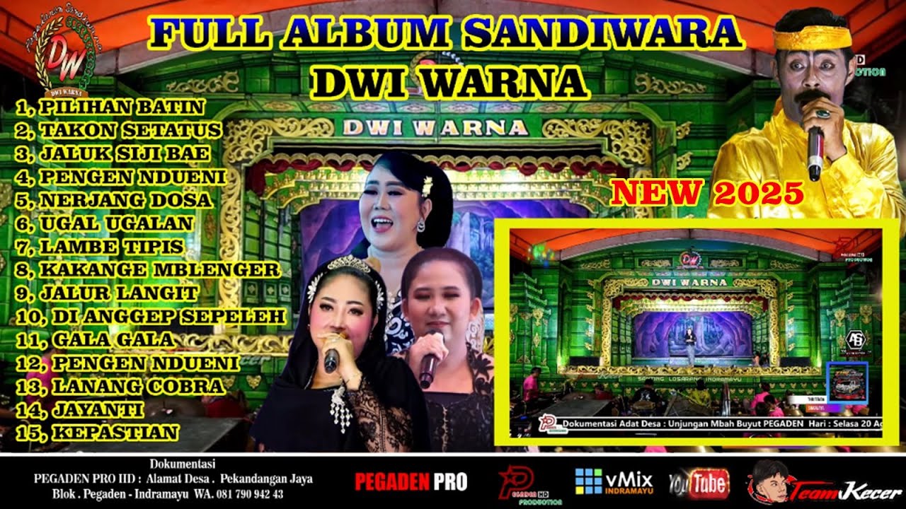 LAGU LAGU SANDIWARA DWI WARNA FULL ALBUM NEW 2025