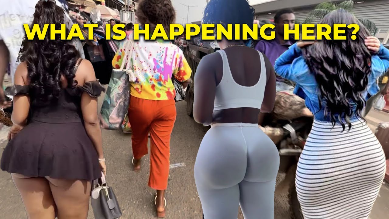 😱😱😱What’s happening here?! African beautiful single ladies everywhere on the streets. #africa #ghana